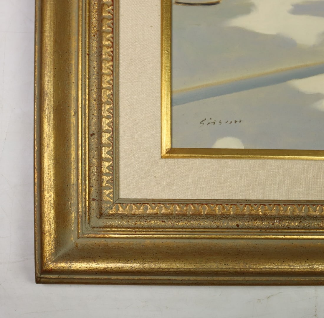 Andre Gisson (French,NY,CT,1921-2003) oil painting - 10