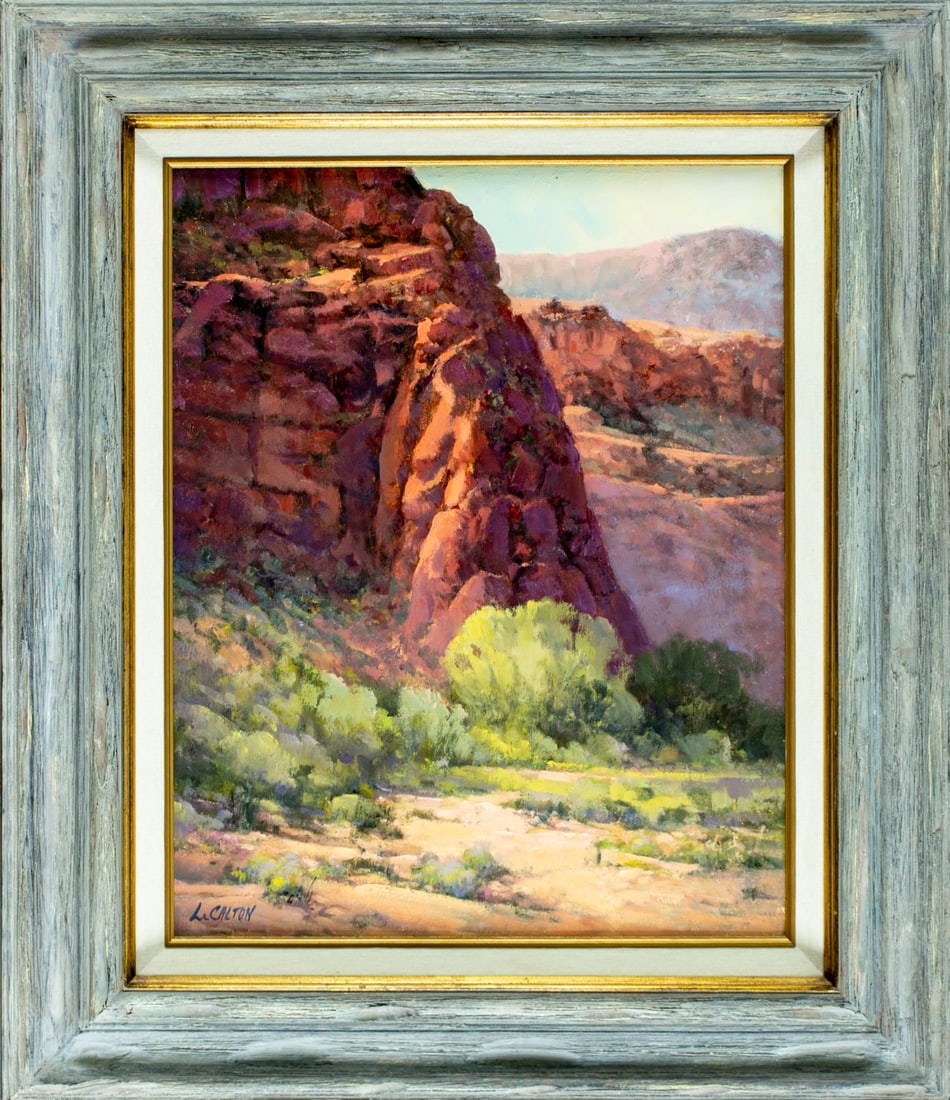 L Calton (US,20C) oil painting - 3
