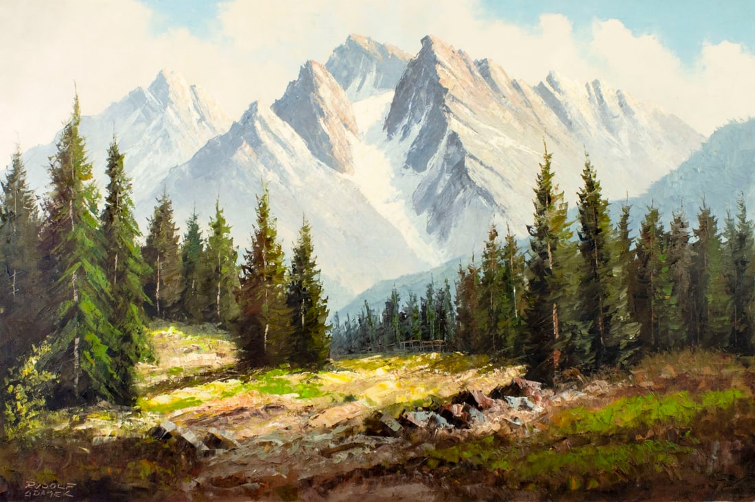 Rudolf Adamek (Europe,20C) oil painting (1 of 13)