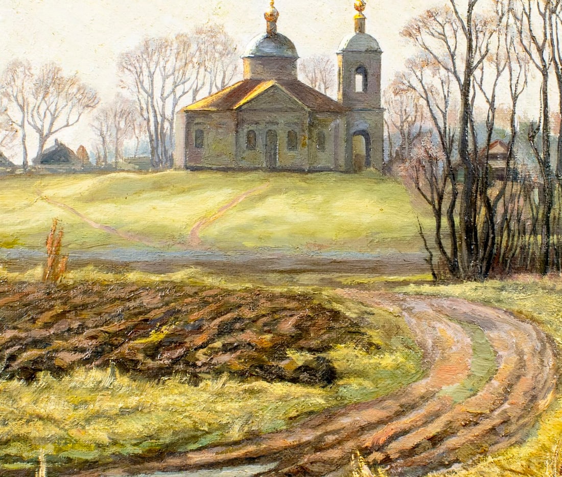 A T Voronov (Russia,20C) oil painting - 5