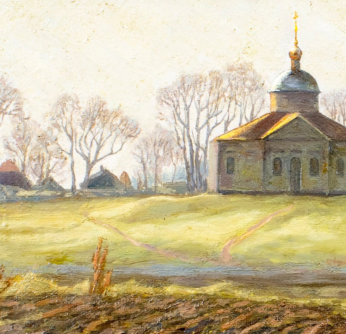 A T Voronov (Russia,20C) oil painting - 6