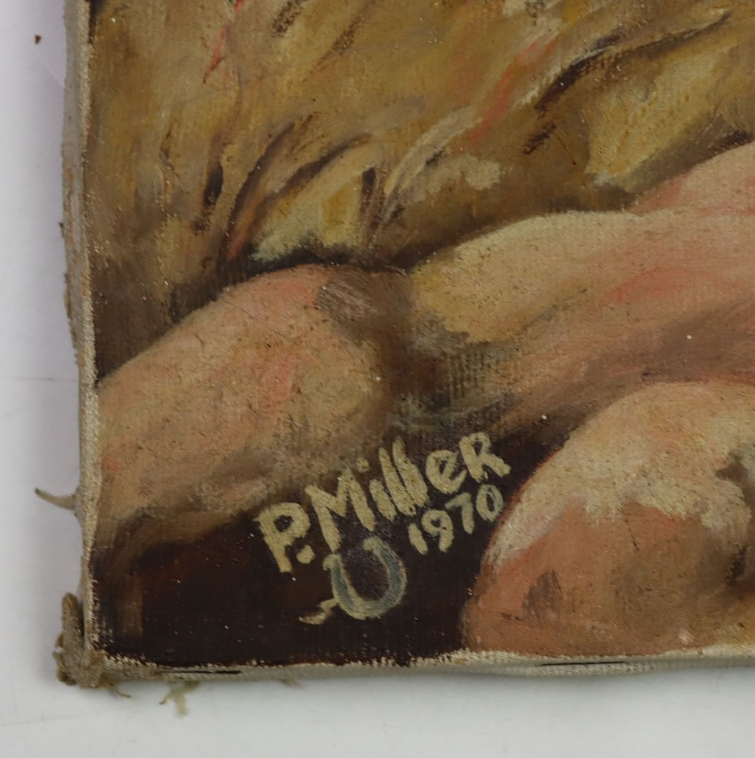 P Miller (US,20C) oil painting - 10