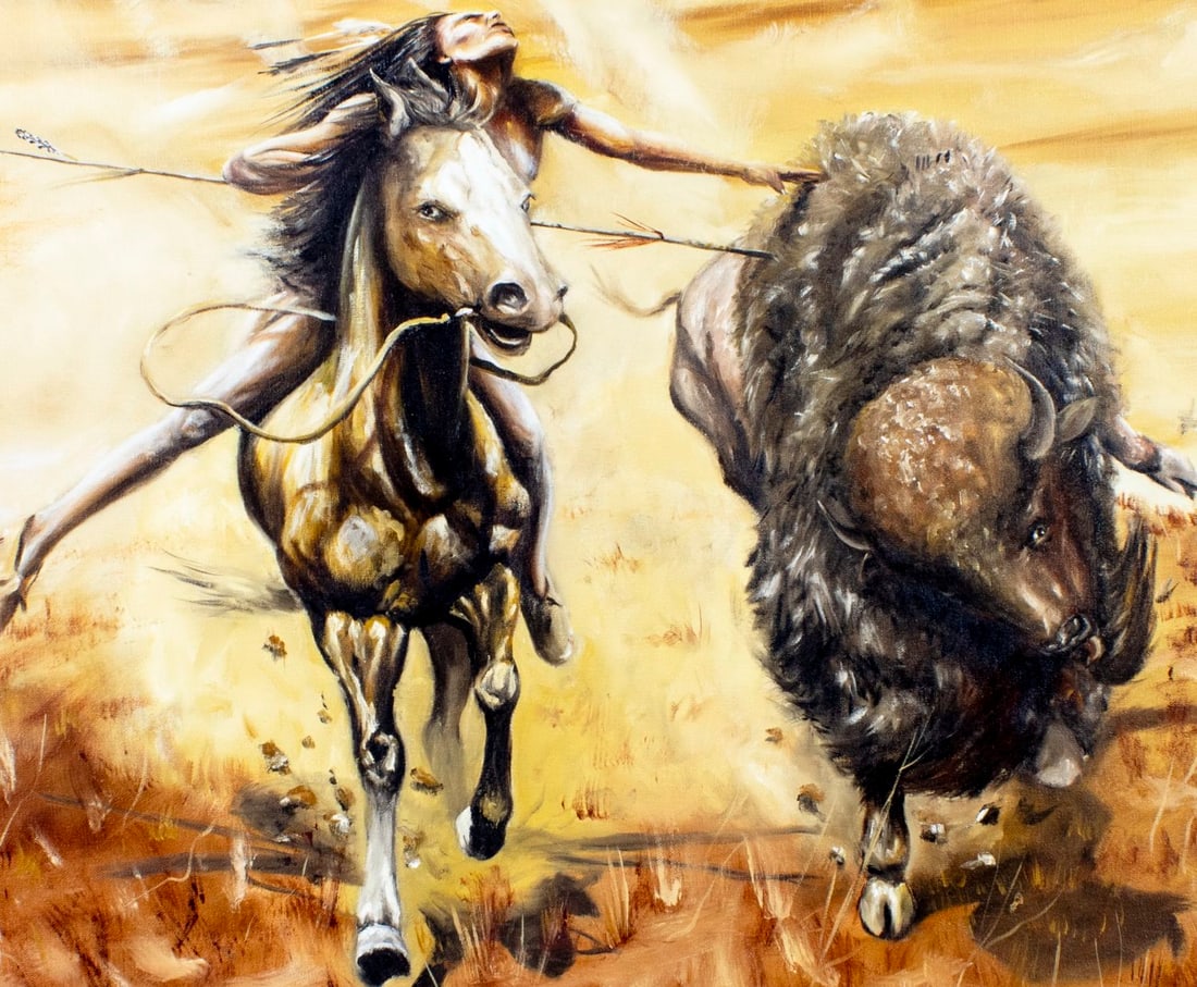 S P Nava-Ha (US,20C) oil painting - 5