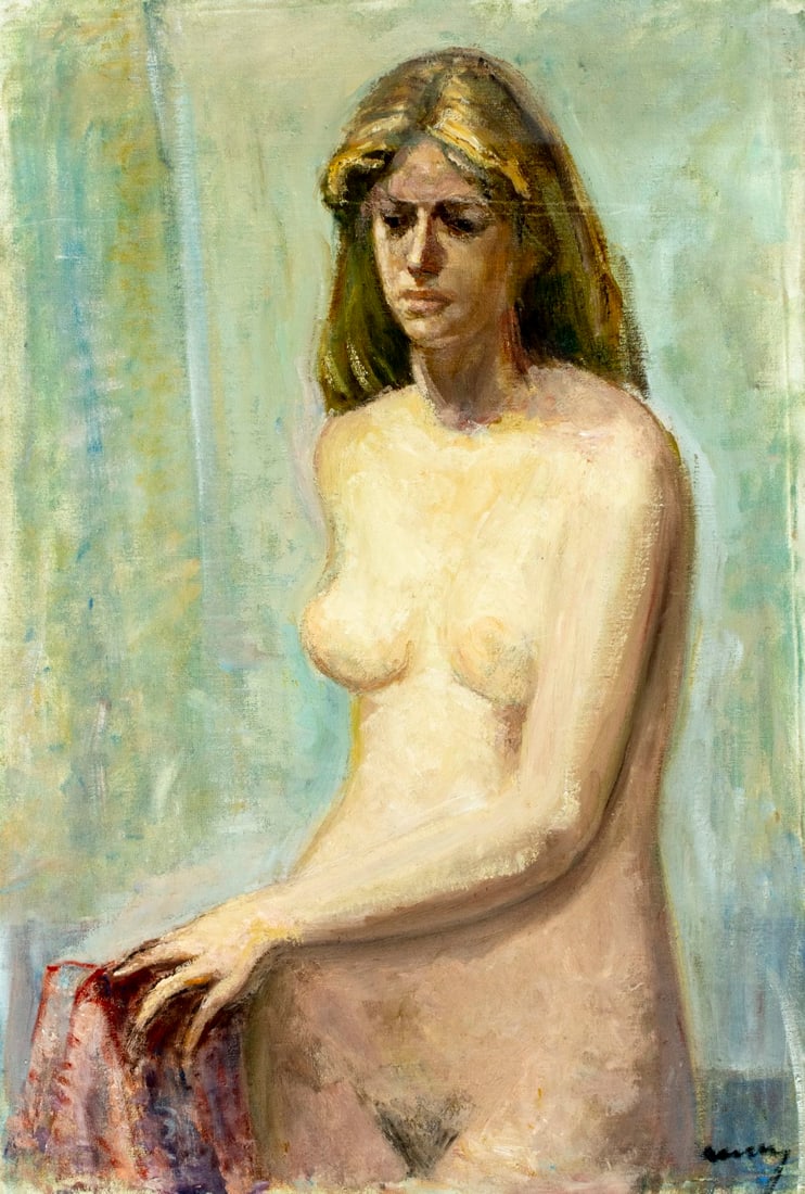 Albert Bela Bauer (Hungary,1899-1998) oil painting (1 of 12)