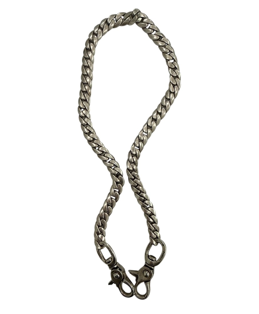 The Weeknd's Wardrobe - Chrome Hearts chain: Chrome Hearts Silver Chain 22inch. Chrome Hearts is the Los Angeles silver, leather and apparel atelier founded by Richard Stark in 1988. SIZE: 22 inches CONDITION: Pre-owned. The photographs are part