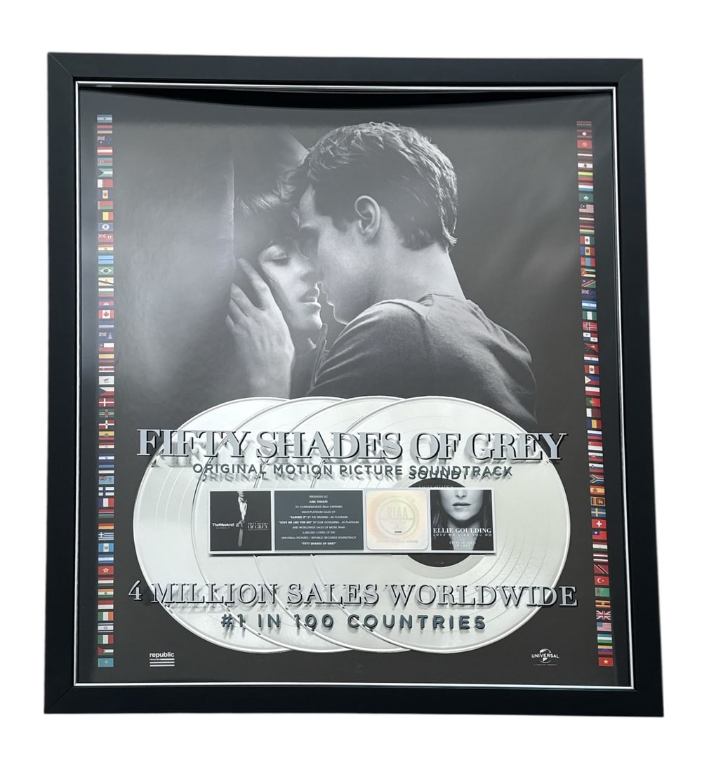 The Weeknd - RIAA Multi-Platinum Plaque - "Fifty Shades of Grey" Soundtrack (1 of 18)