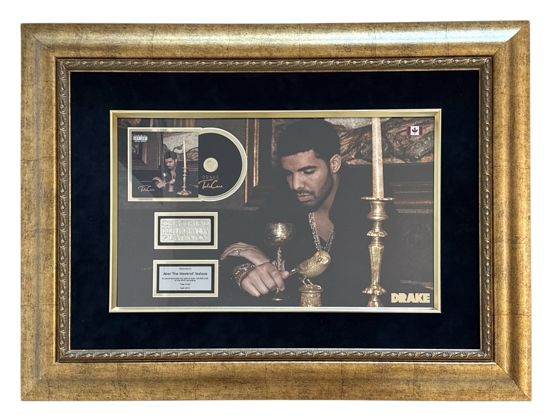The Weeknd - Canadian Double Platinum Plaque - 'Take Care' (Presented by Drake) (1 of 19)