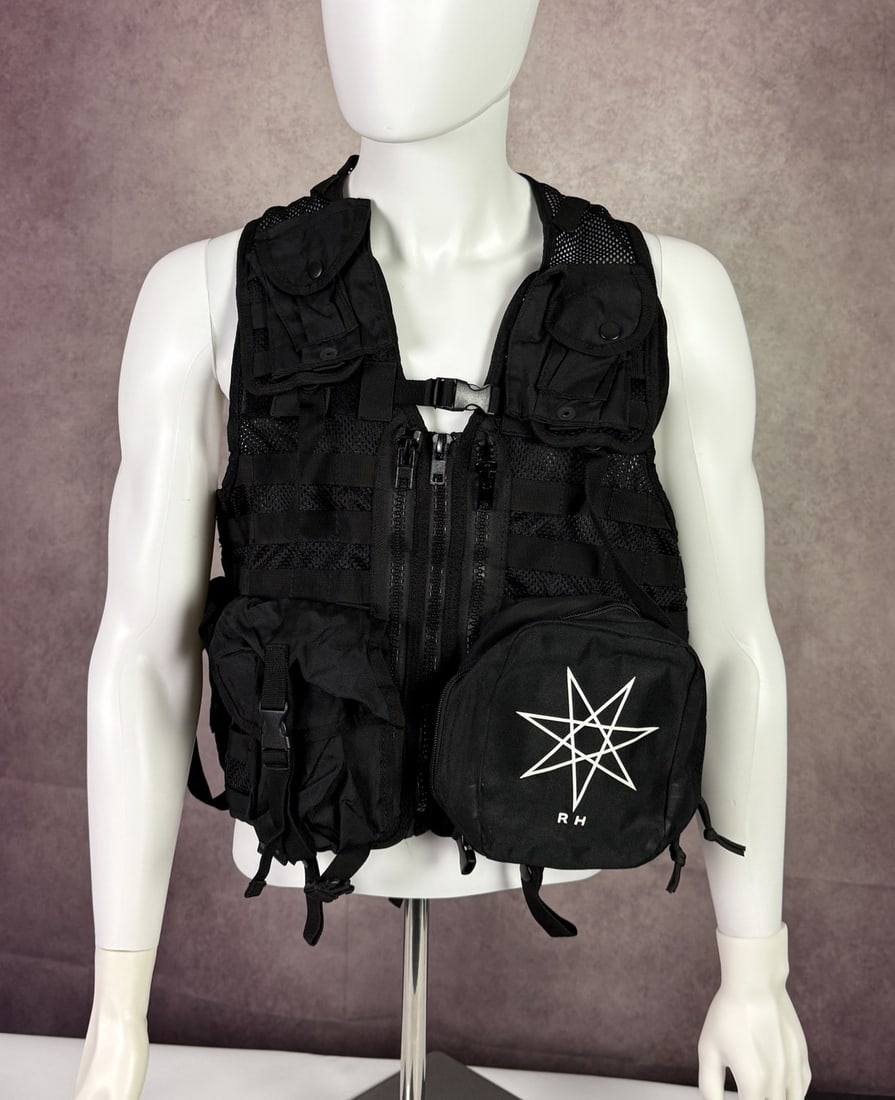 The Weeknd's Wardrobe - Riot Hill vest: Riot Hill Mens Vest. CONDITION: Pre-owned. The photographs are part of this description - please review them carefully to assess condition. PROVENANCE: From the personal collection of Abel Makkonen Te