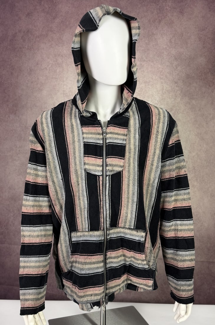 The Weeknd's Wardrobe - Amiri hoodie: Amiri Oversized Multicolour Baja Full Zip Hoodie. SIZE: XL CONDITION: Pre-owned. The photographs are part of this description - please review them carefully to assess condition. PROVENANCE: From the p