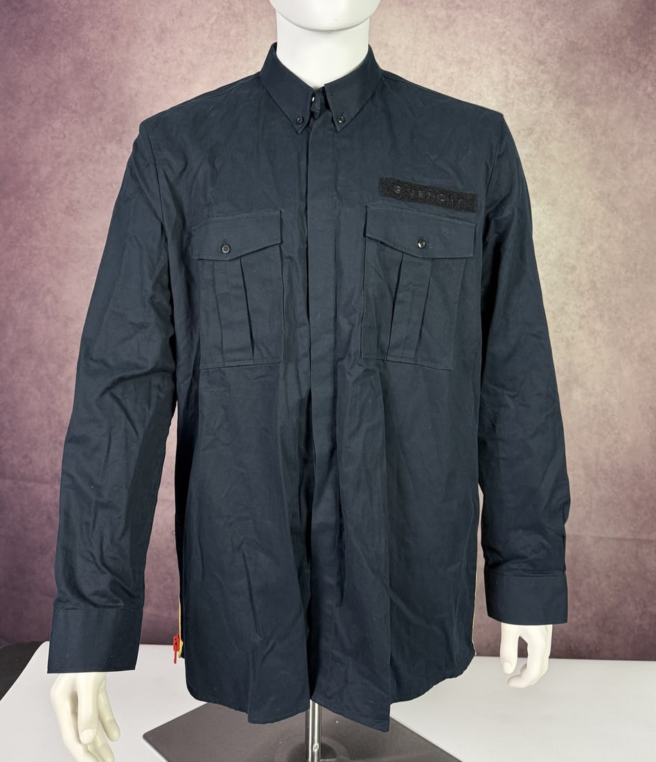 The Weeknd's Wardrobe - Givenchy shirt: Givenchy Black Shirt. SIZE: 42 CONDITION: Pre-owned. The photographs are part of this description - please review them carefully to assess condition. PROVENANCE: From the personal collection of Abel M