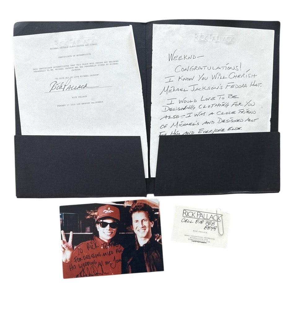 The Weeknd - Michael Jackson Hat Certificate of Authenticity and Documentation (1 of 20)