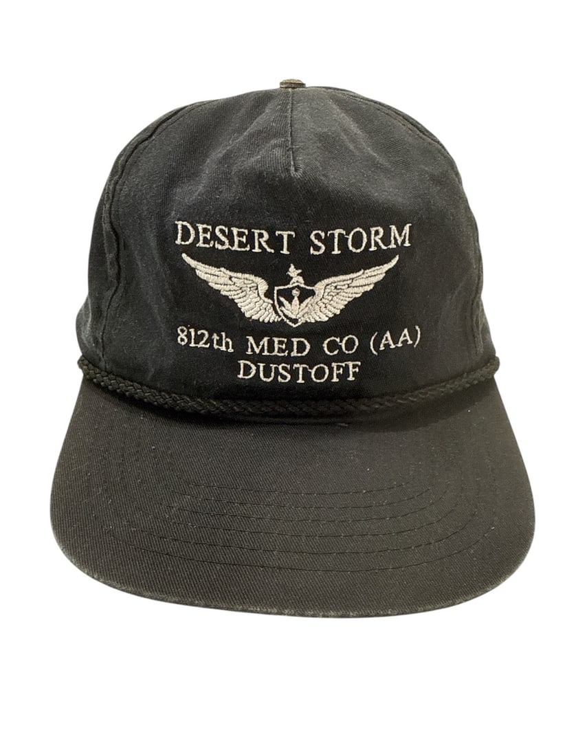 The Weeknd's Wardrobe - Desert Storm 812th Med Co (Aa) Dustoff Cap: Desert Storm 812th Med Co (Aa) Dustoff Cap. CONDITION: Pre-owned. The photographs are part of this description - please review them carefully to assess condition. PROVENANCE: From the personal collect