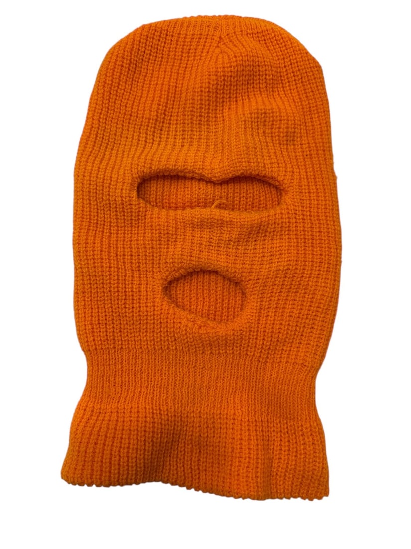 The Weeknd's Wardrobe - Orange Face Mask (1 of 6)
