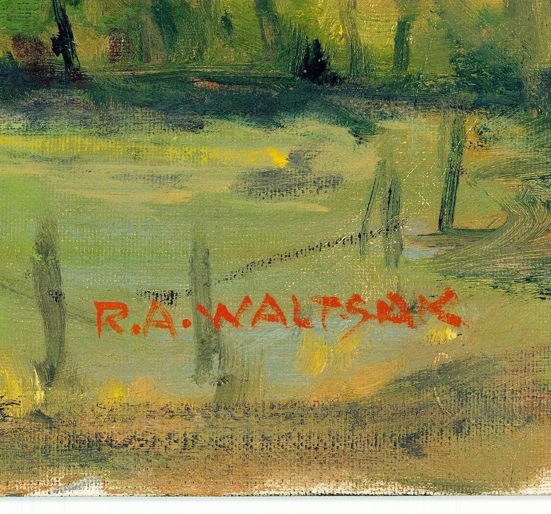 Robert Waltsak (NJ,b 1944) oil painting - 4