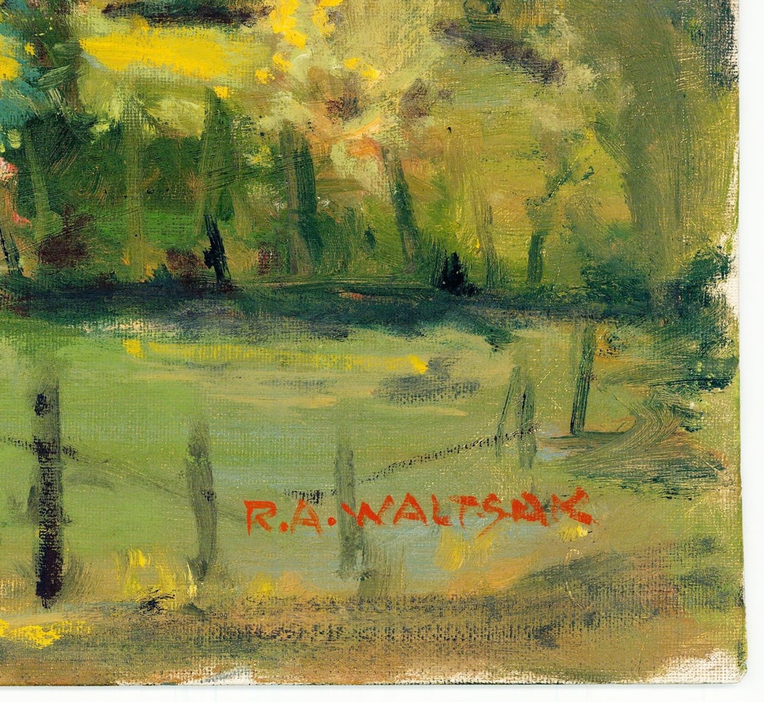 Robert Waltsak (NJ,b 1944) oil painting - 8