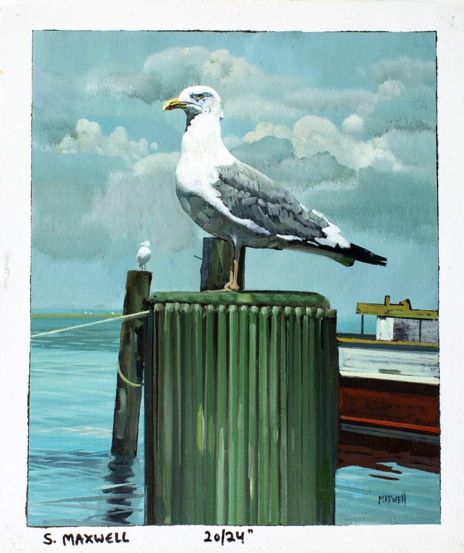 S Maxwell (US,20C) oil painting - 3
