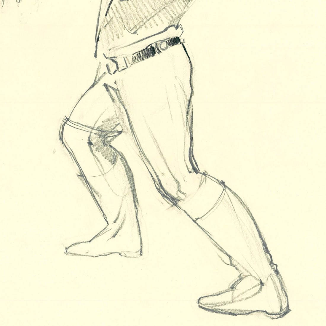 Freda Nemirovsky (MA,20/21C) graphite painting - 7