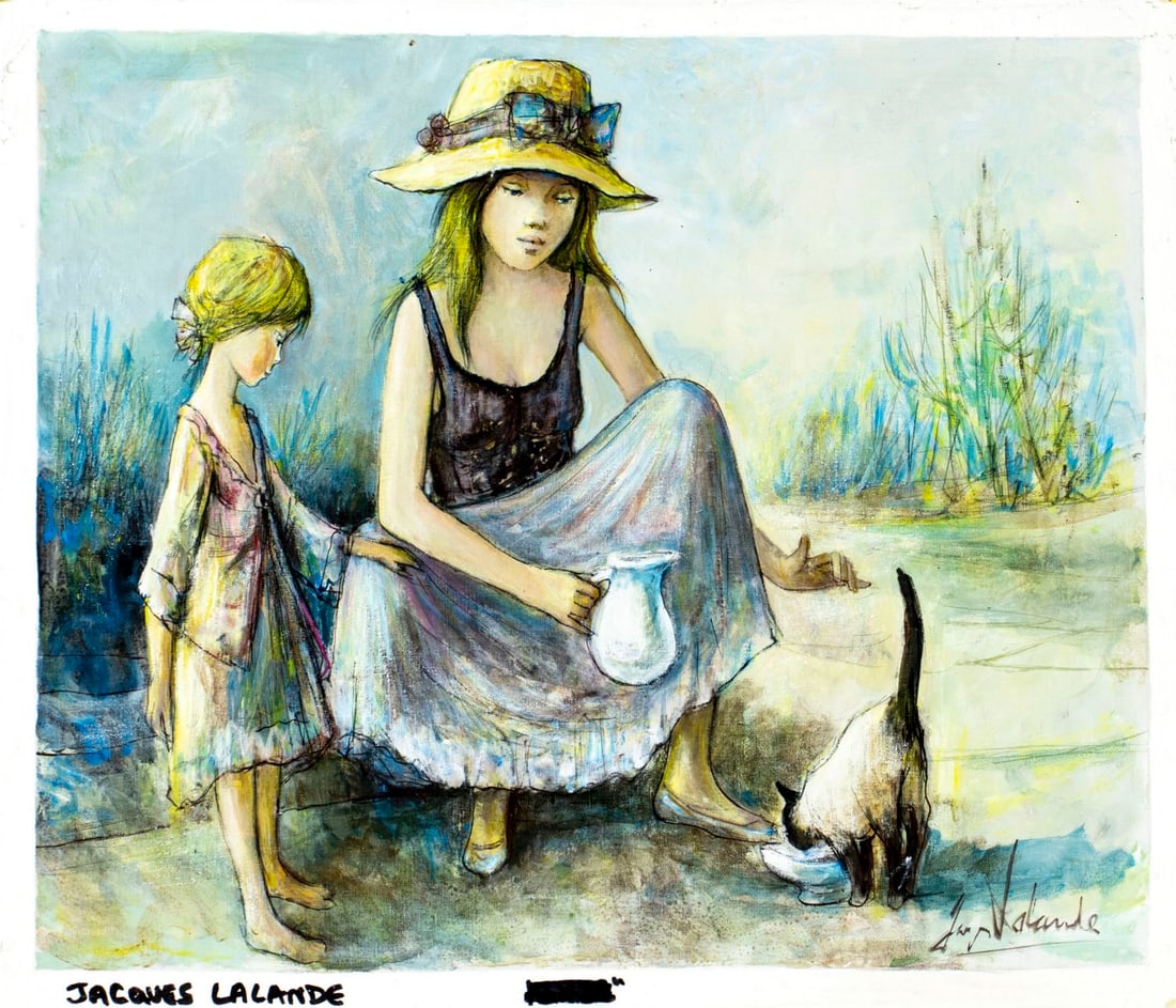 Jacques Lalande (French,1921-2003) oil painting - 3