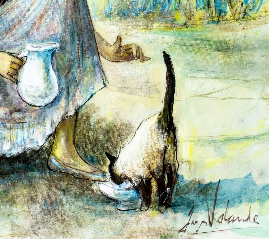 Jacques Lalande (French,1921-2003) oil painting - 7