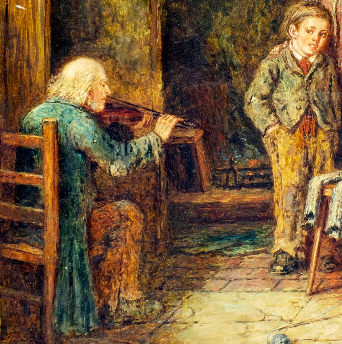 Mark William Langlois (UK,1848-1924) oil painting antique - 7