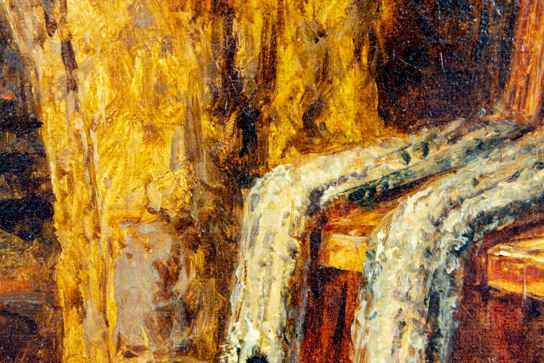 Mark William Langlois (UK,1848-1924) oil painting antique - 8