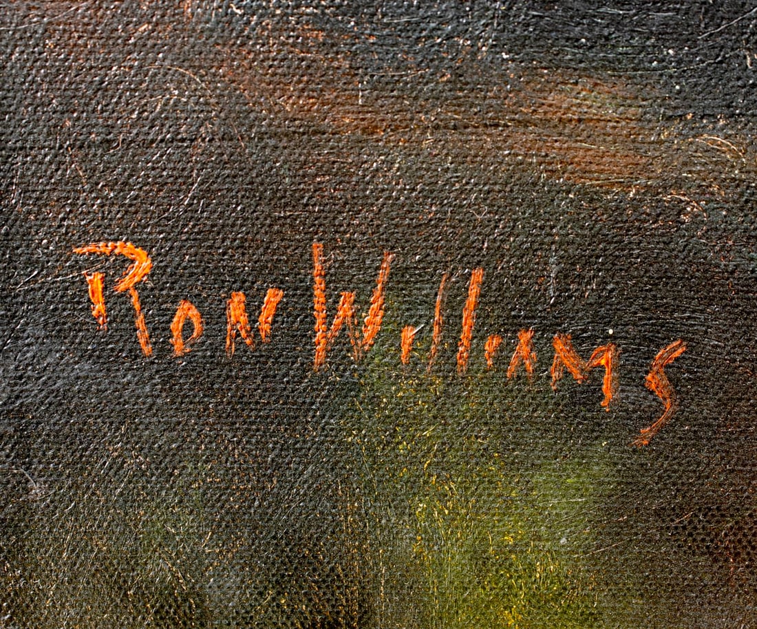 Ron Williams (TN,1947-2016) oil painting - 4