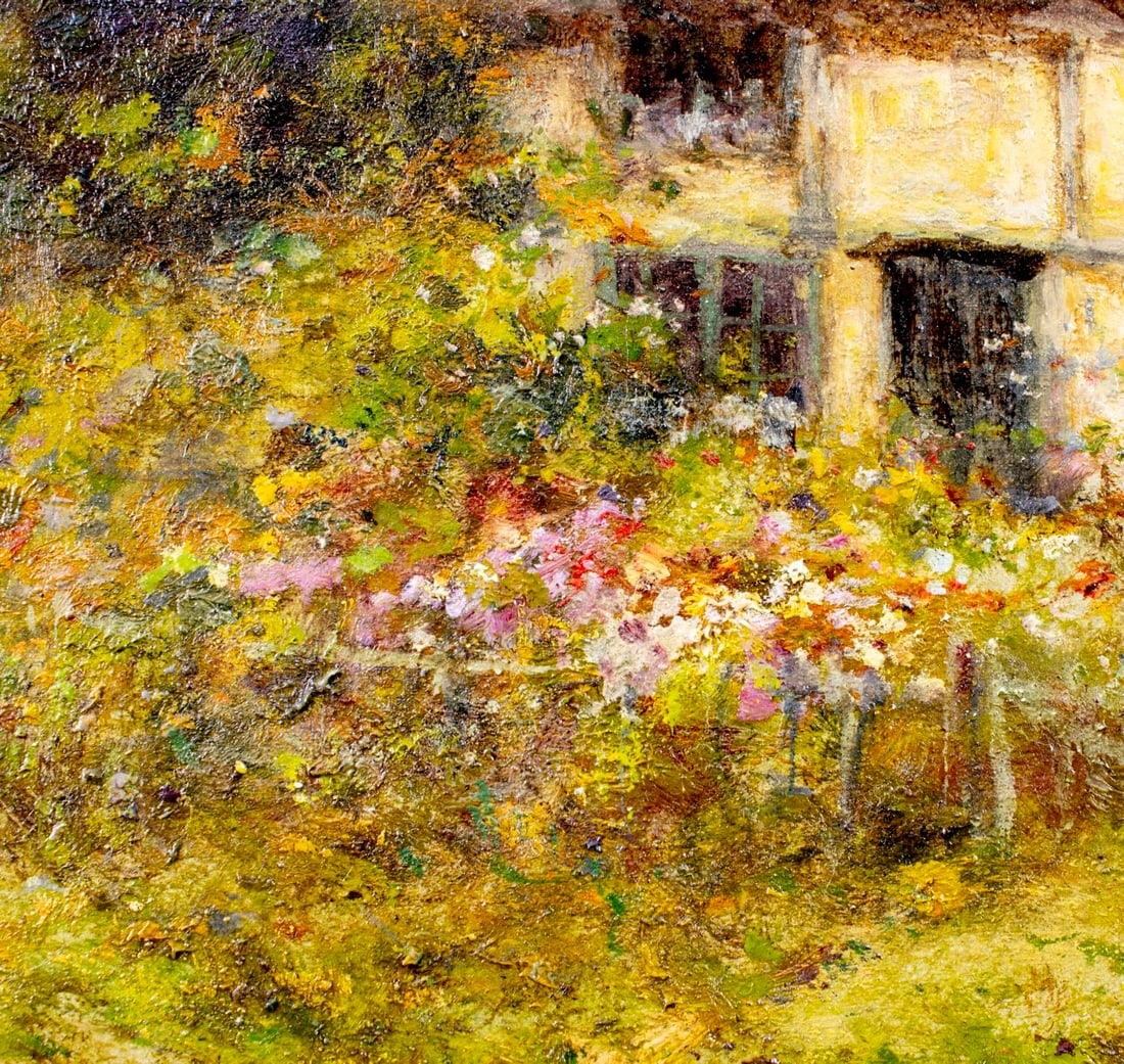 R Cook (UK,early 20C) oil painting antique - 8