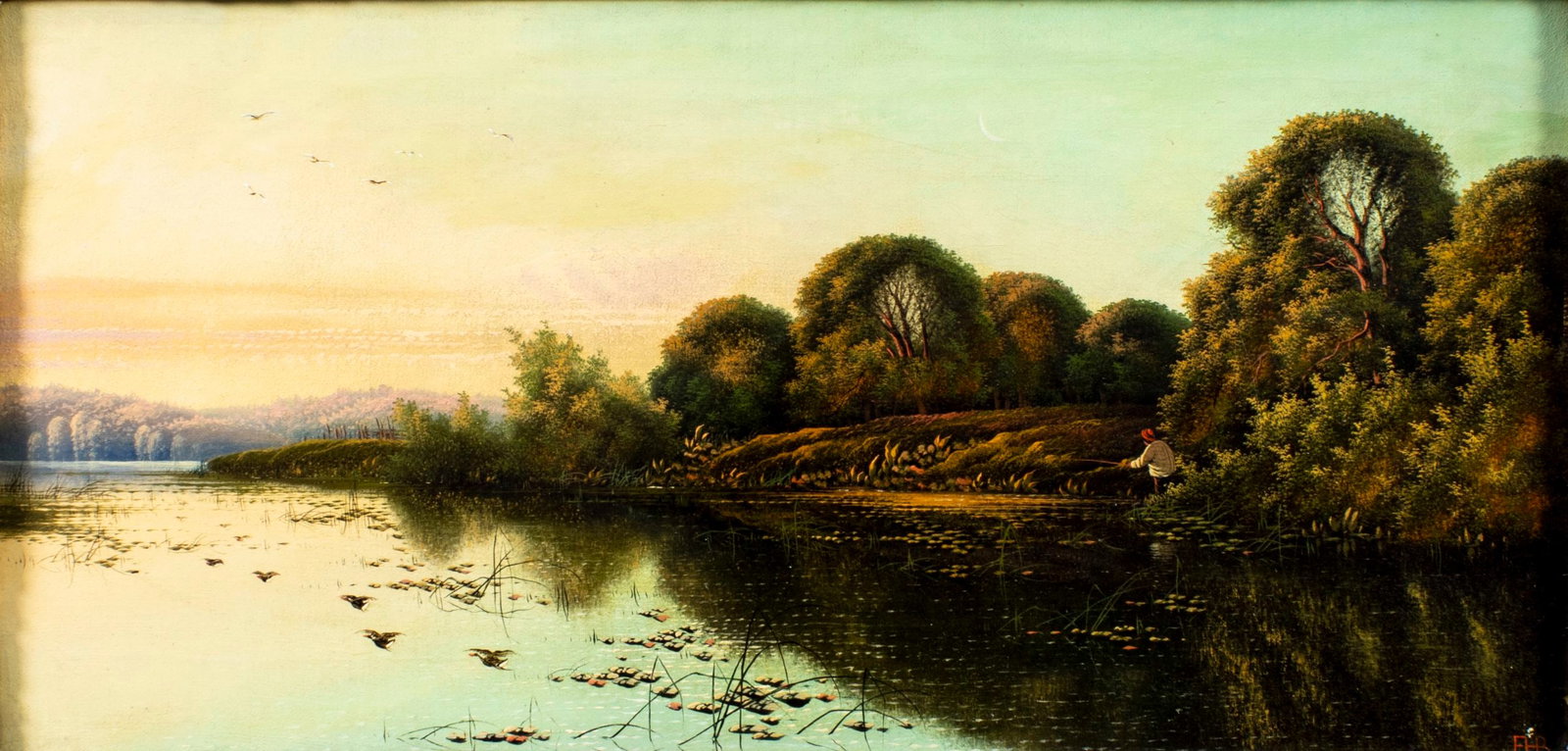 Edwin Henry Boddington Jr (UK,1836-1905) oil painting antique (1 of 13)