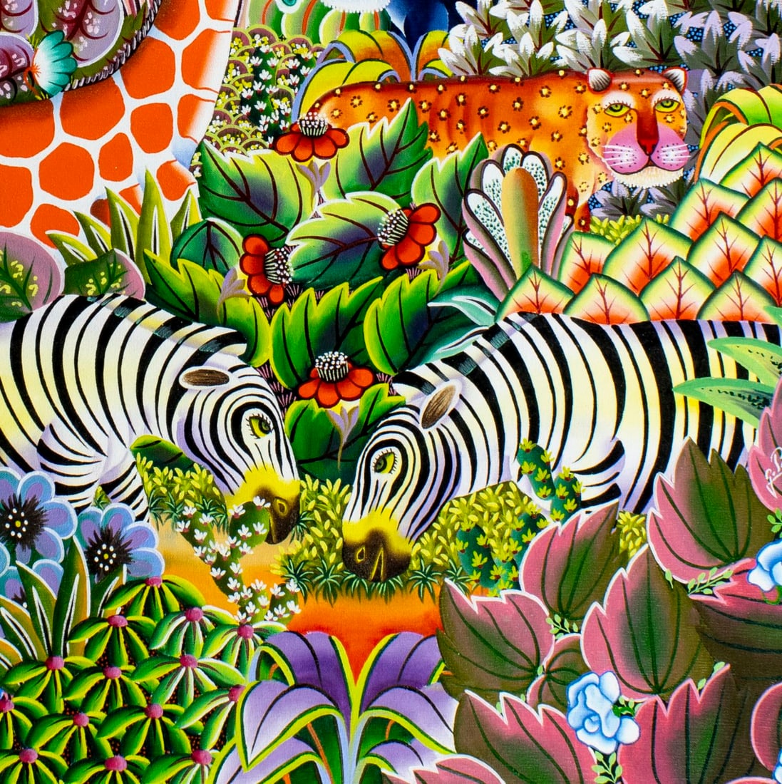 Jerome Polycarpe (Haiti,b 1950) oil painting - 6