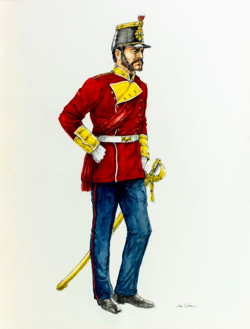 Ron Sloan (US,20C) watercolor painting (1 of 12)