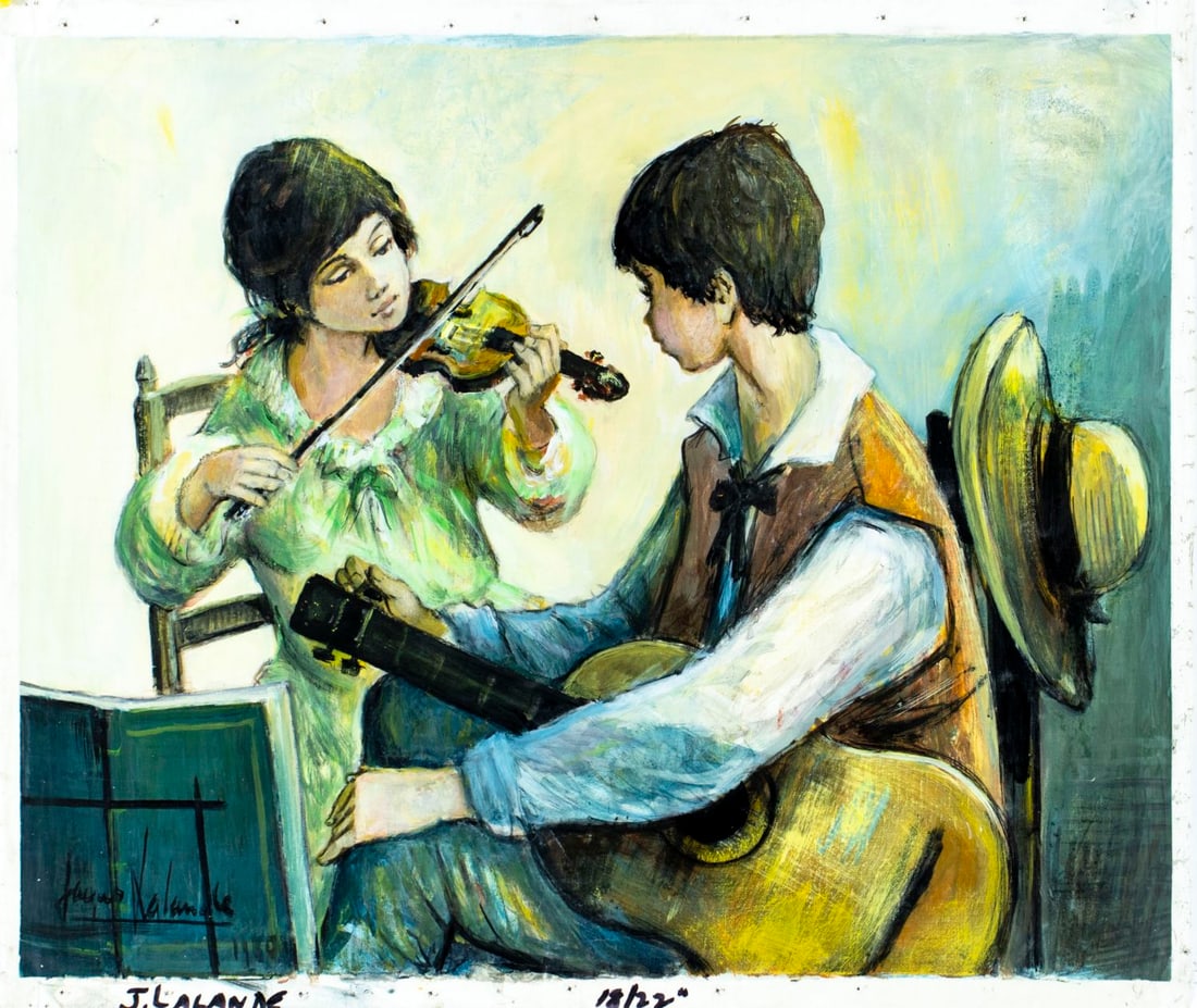 Jacques Lalande (French,1921-2003) oil painting - 3