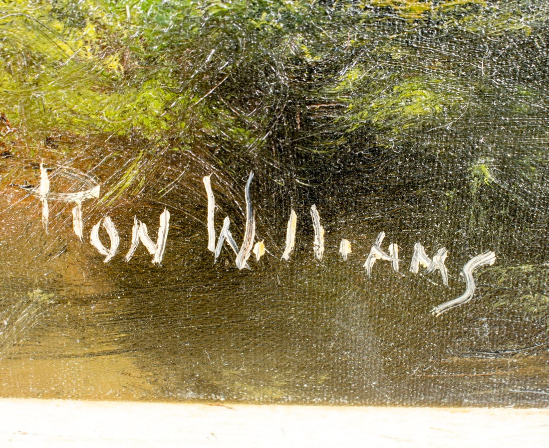 Ron Williams (TN,1947-2016) oil painting - 4