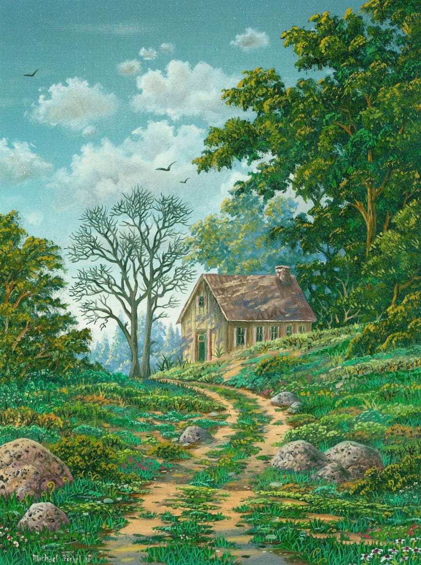 Michael Fishel (US,20C) oil painting - 3