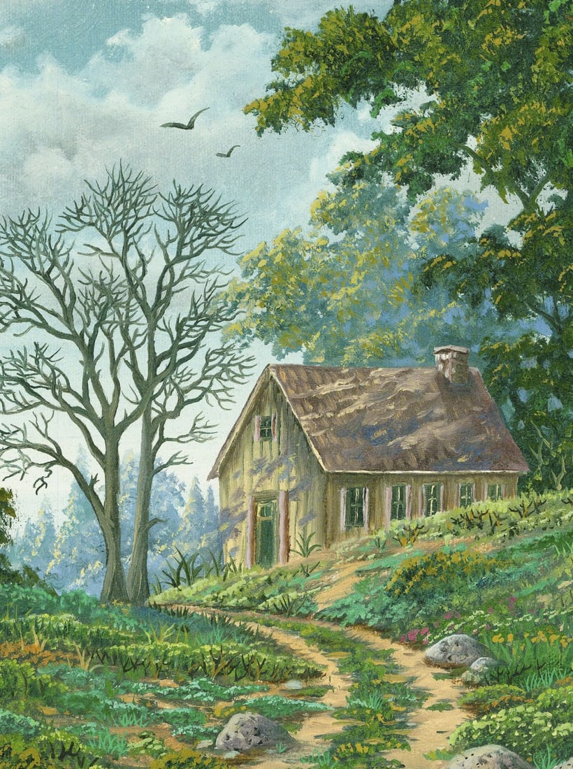 Michael Fishel (US,20C) oil painting - 5