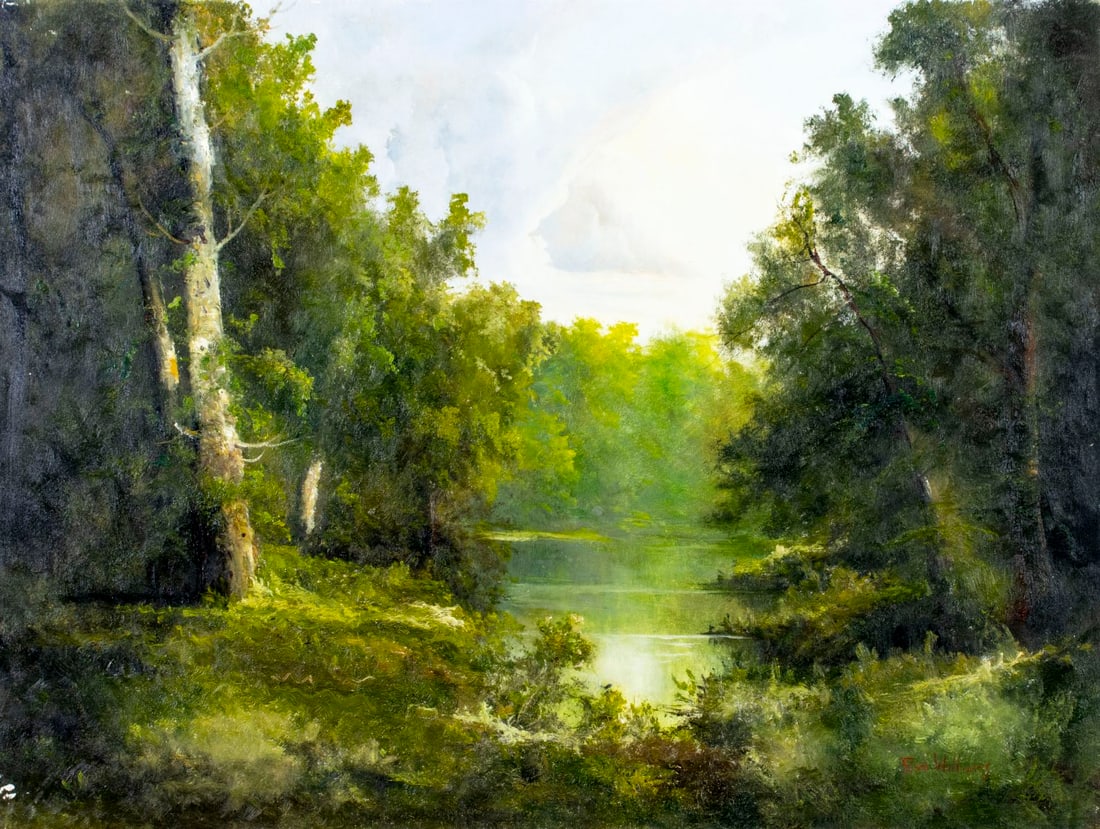 Ron Williams (TN,1947-2016) oil painting - 3
