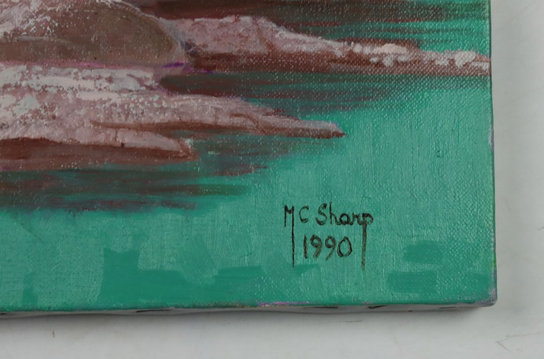 M C Sharp (US,20C) oil painting - 11