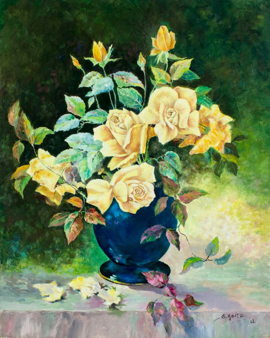 Stephen A Geitz (CA,WI,1892-1972) oil painting (1 of 12)