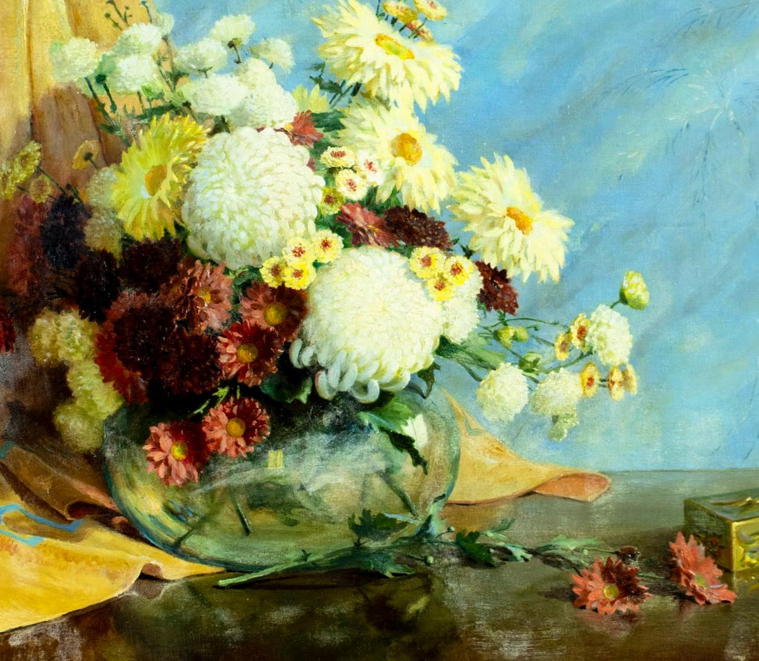 H C Funk (US,mid 20C) oil painting antique - 5