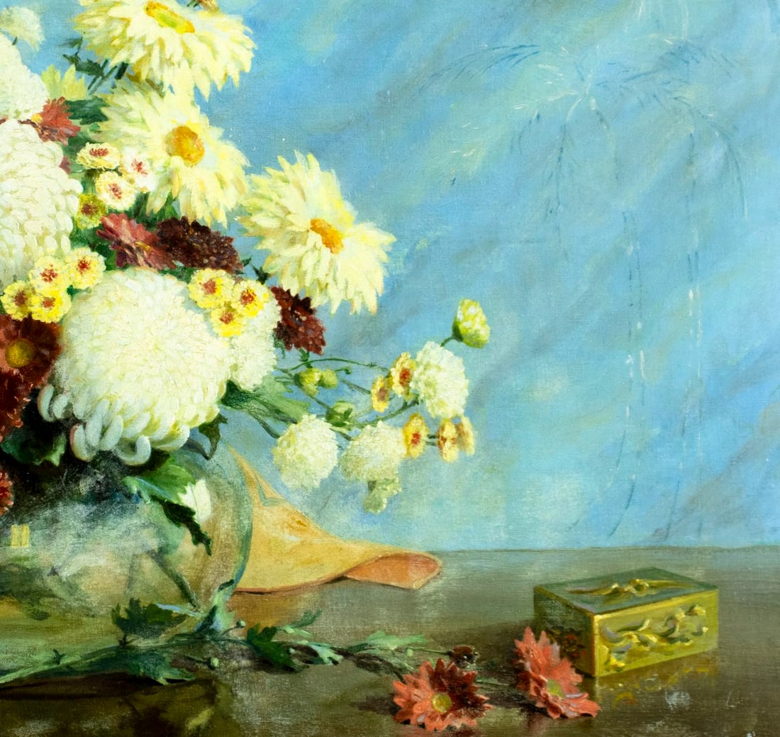 H C Funk (US,mid 20C) oil painting antique - 6