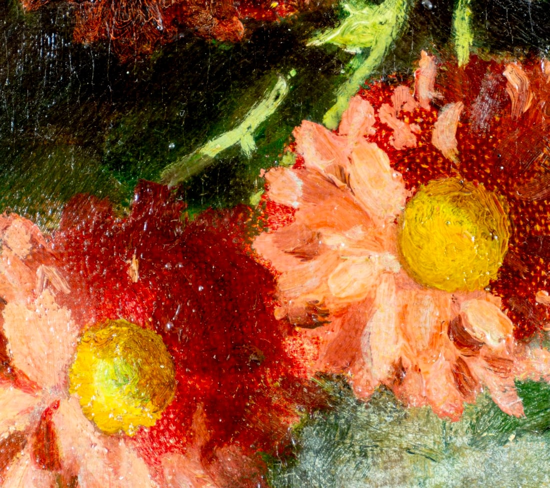H C Funk (US,mid 20C) oil painting antique - 8
