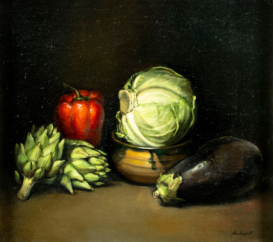 Ann Vaughan Leggett (NY,1941-2014) oil painting (1 of 12)