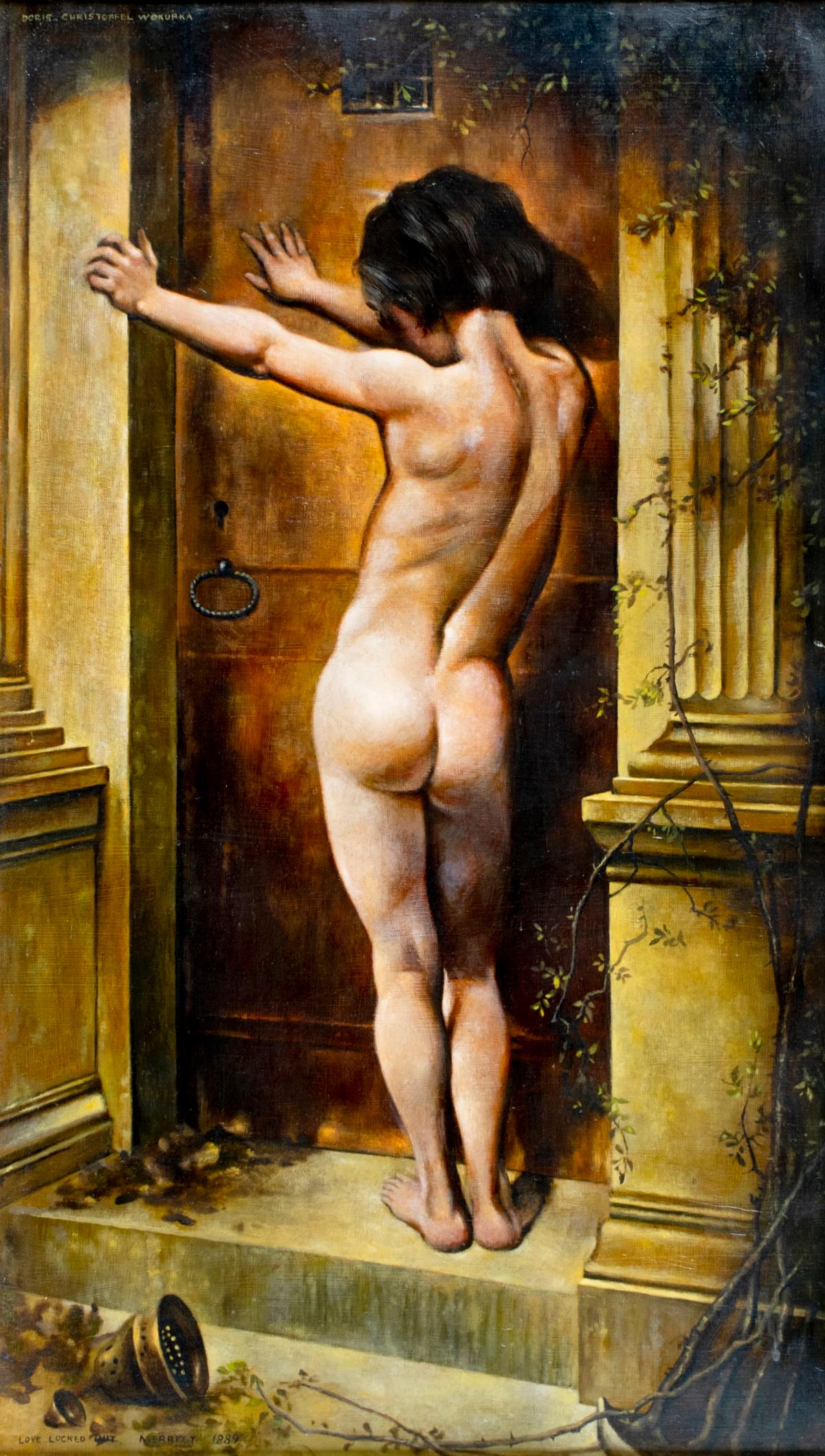 Doris Christoffel Wokurka (WI,1929-1986) oil painting (1 of 12)