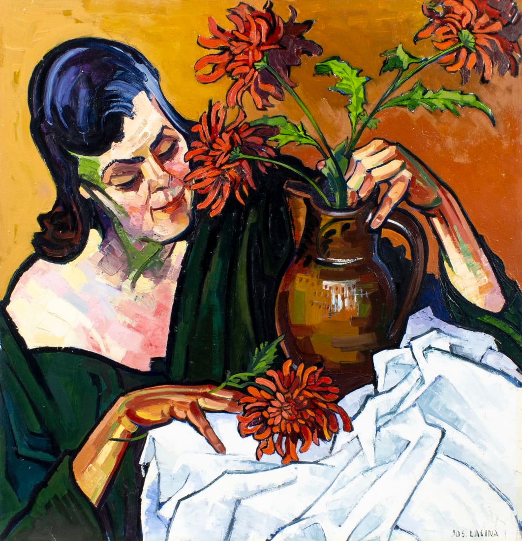 Josef Lacina (Czech,1899-1975) oil painting (1 of 12)