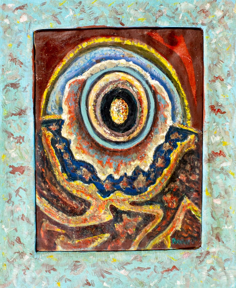 Mortimer Borne (NY,Poland,1902-1987) oil painting (1 of 12)