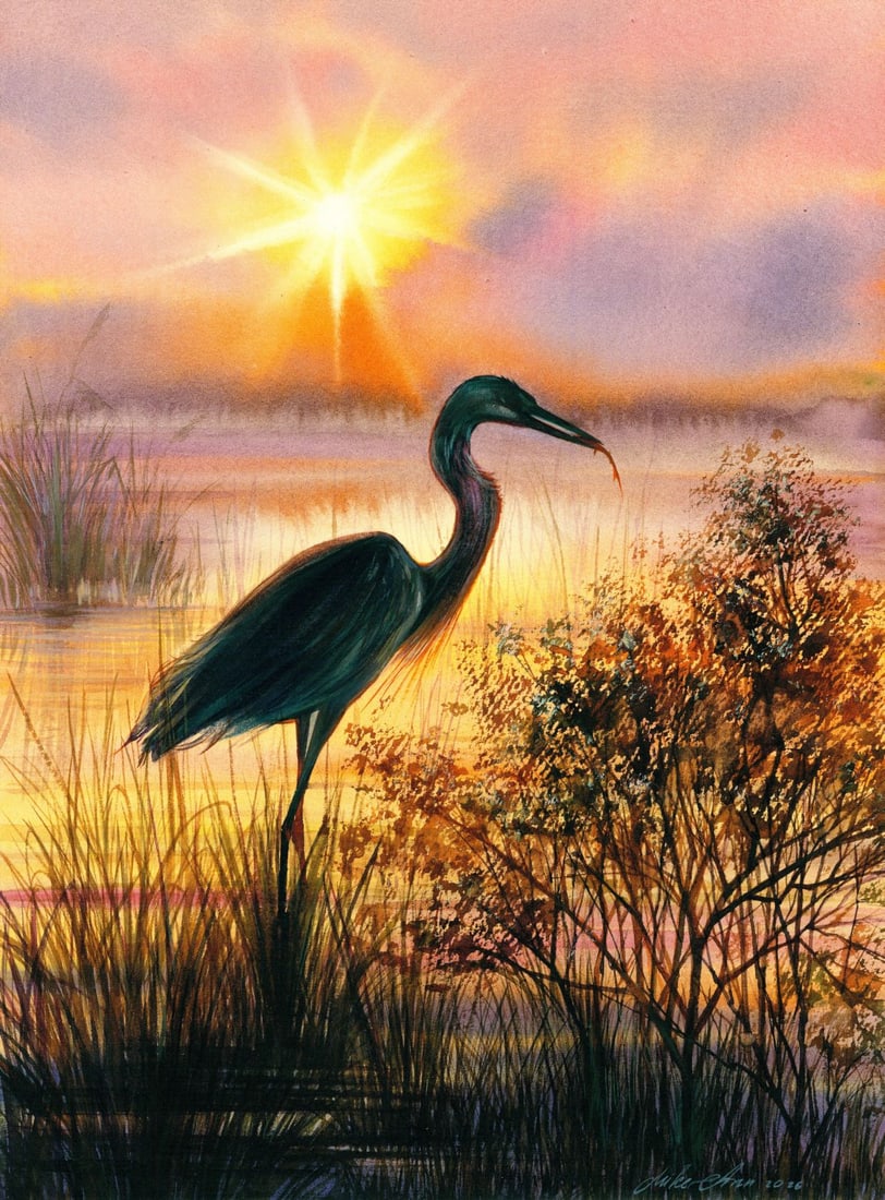 Mikhaylo Dmytriv (Ukraine,b 1997) watercolor painting (1 of 10)