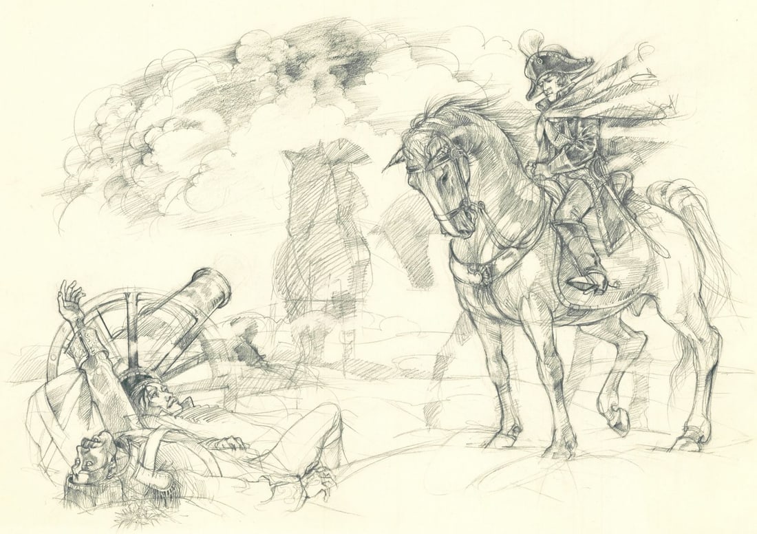Don Bolognese (NY,VT,b 1934) graphite painting (1 of 11)