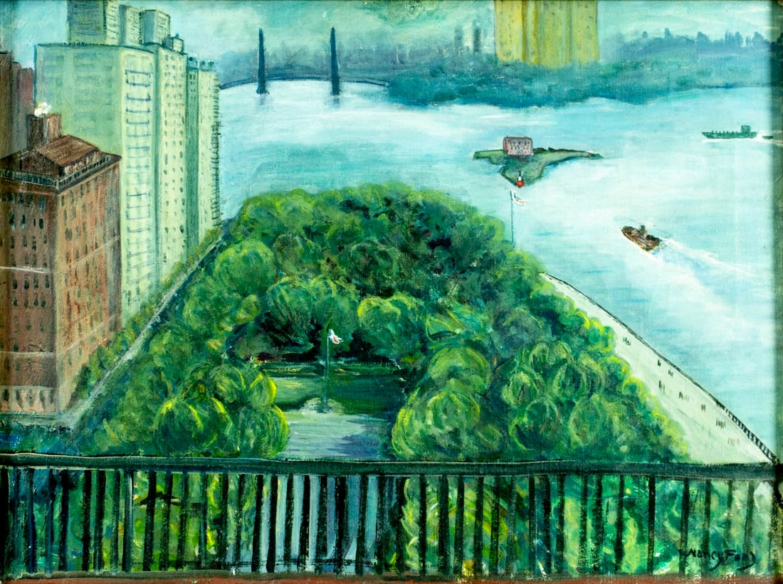 Nancy Ford (NY,mid 20C) oil painting (1 of 12)