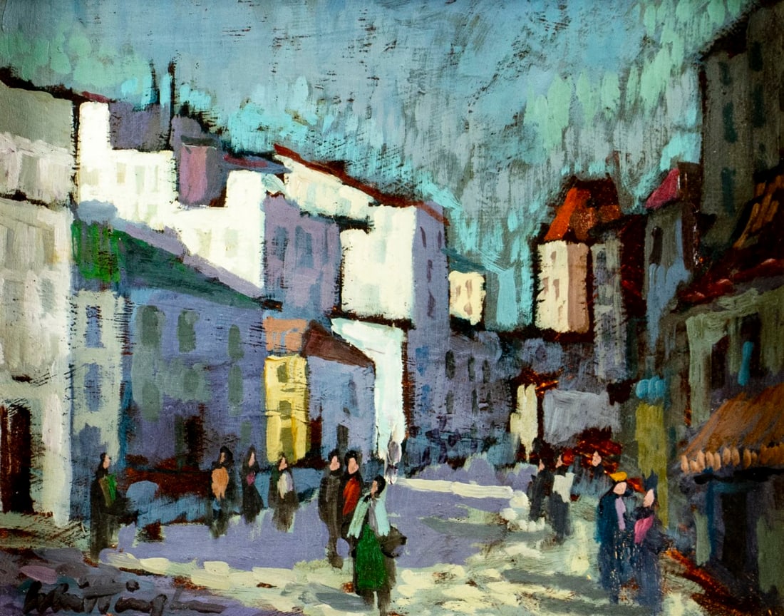 Bonnie Whittingham (MA,NY,CA,1921-1997) oil painting (1 of 13)