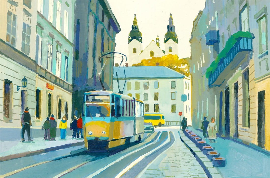 Anastasia Yaroshevich (Ukraine,20/21C) oil painting (1 of 11)