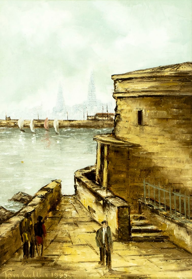 Tom Cullen (Irish,1934-2001) oil painting (1 of 12)